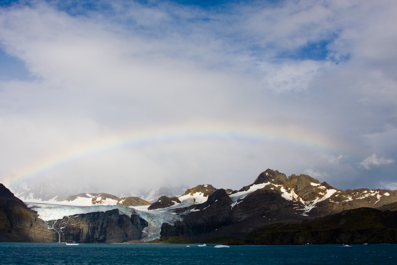 Rainbow Over South Georgia Island